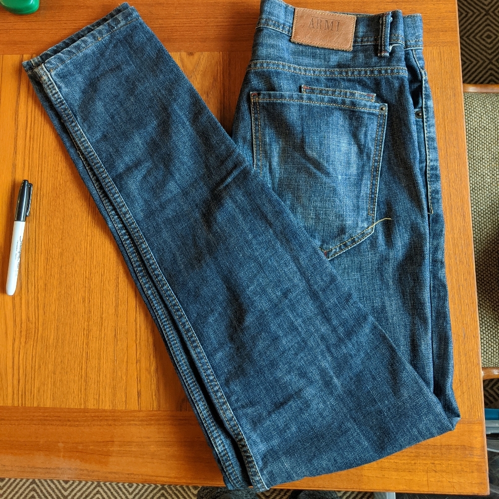 Armi Straight Leg Jeans high rise